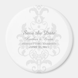 Íman Cinza Sutil Imã salve a data