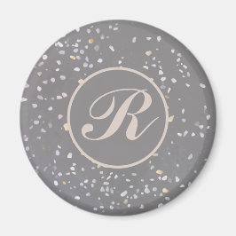 Íman Cinza Terrazzo Stone