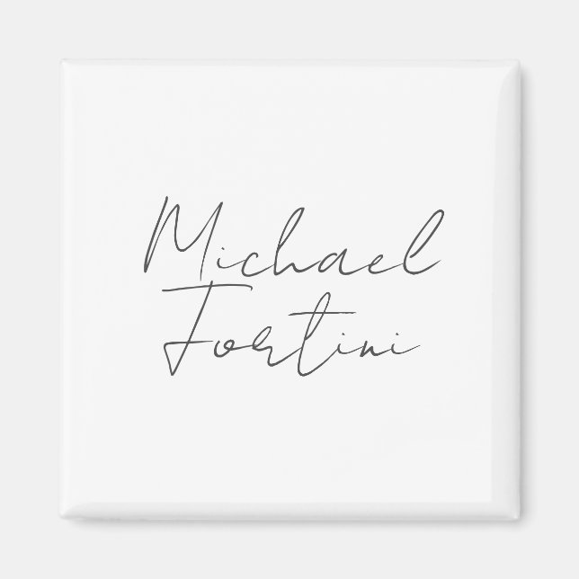 Íman Cinzas modernas minimalistas profissionais (Frente)