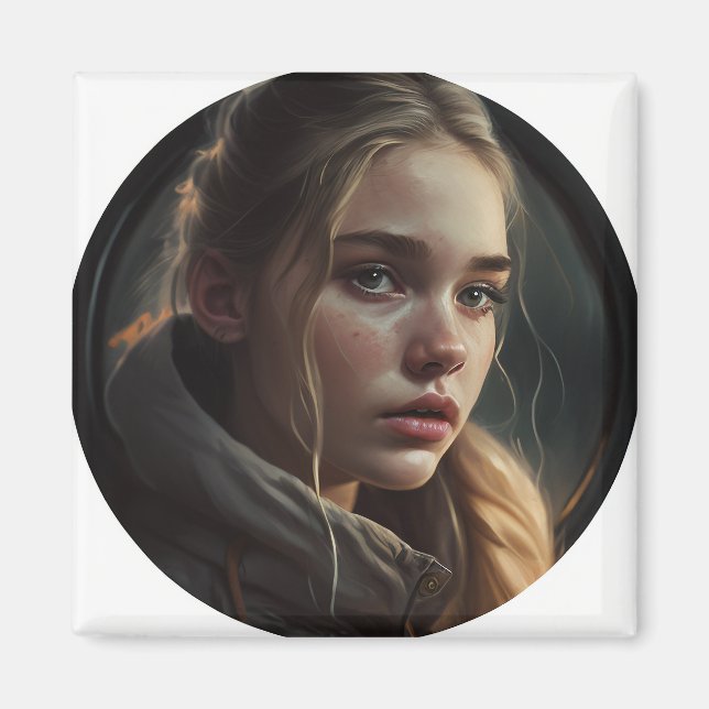 Íman Circle girl (Frente)