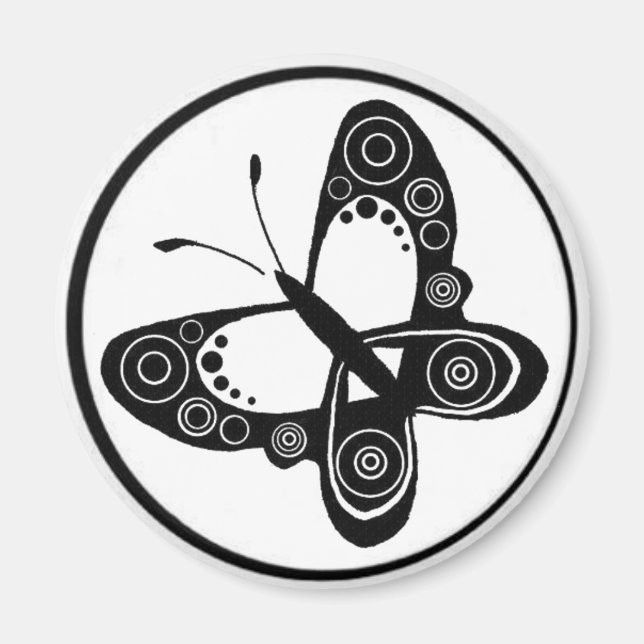 Íman circo, borboleta 9 (Frente)