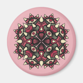 Íman Circo de Horror Rosa: Olhos Caleidoscópicos e Corn