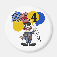 Circo Palhaço 4º Aniversário Camisetas e Presentes