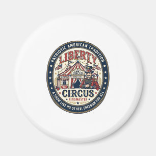 Íman Circo Patriótico Liberty Patriótico Mestre de Reta
