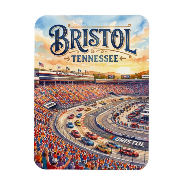 Íman Circuito de Bristol Motor Speedway EUA (Vertical)