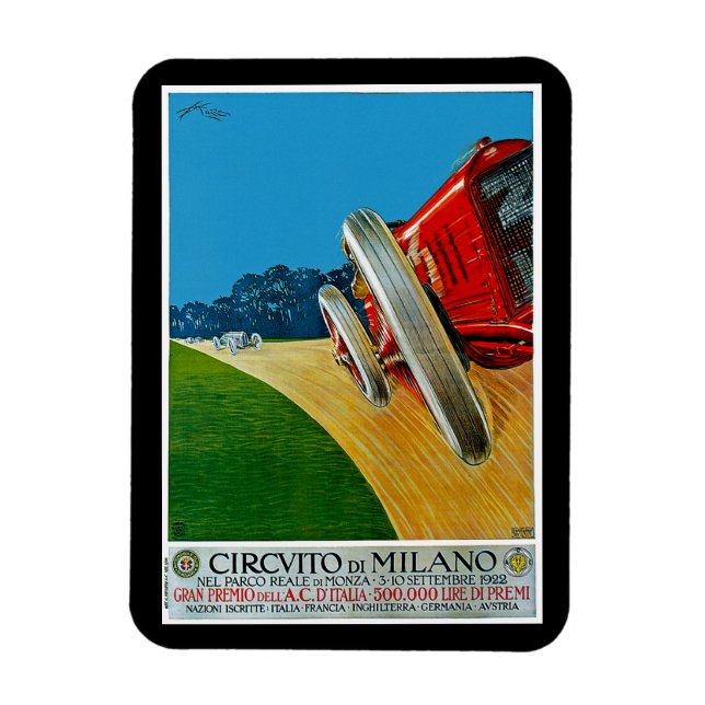 Íman Circuito Di Milano (Vertical)