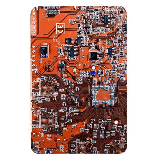 Íman Circuito Impresso Conjunto PCB Circuito Laranja Co (Vertical)