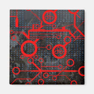 Íman Circuito Vermelho