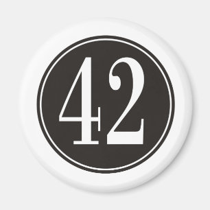 Íman Círculo #42 preto