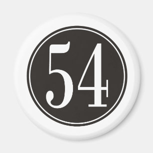 Íman Círculo #54 preto