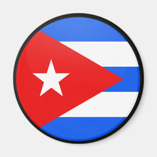Íman Círculo da bandeira da qualidade de Cuba