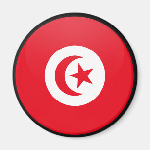 Íman Círculo da bandeira da qualidade de Tunísia
