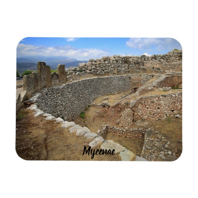 Íman Círculo da sepultura de Mycenae (Horizontal)