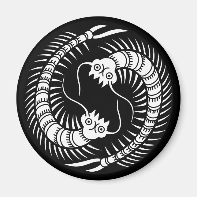 Íman Circulo de Centopéias Viradas (Frente)