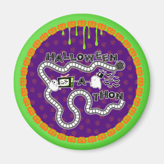 Íman Círculo de Conselho do Jogo Halloweenathon com Fan