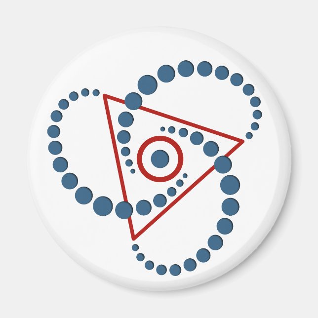 Íman círculo de culturas VI (Frente)