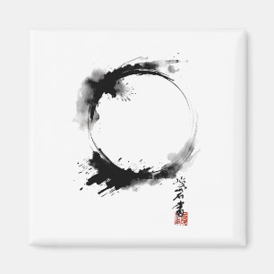 Íman Círculo de Meditação Yoga do Budismo Zen Enso