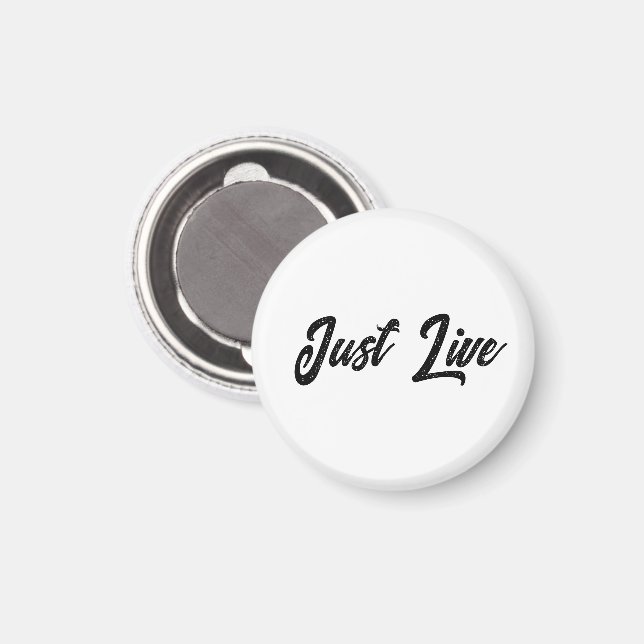 Íman Círculo de Promoção de Marca Simples 1,25" (Front/Back)