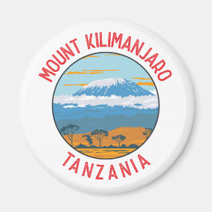 Íman Círculo em Destensão do Monte Kilimanjaro Tanzânia
