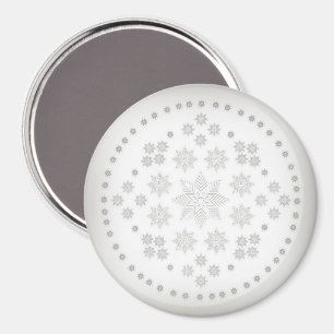 Íman Círculo Floco de Neve