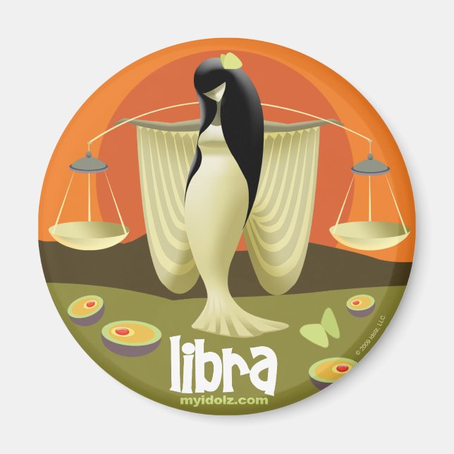 Íman Círculo Libra de Idolz (Frente)