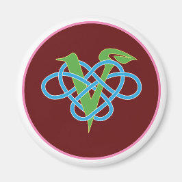 Íman Círculo Polimário Celta Vegan