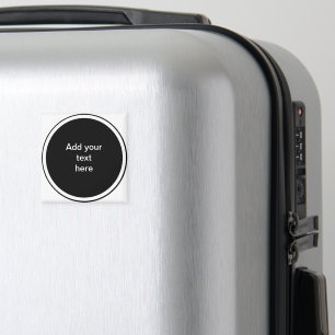 Íman Círculo preto com MODELO de armação em círculo bra