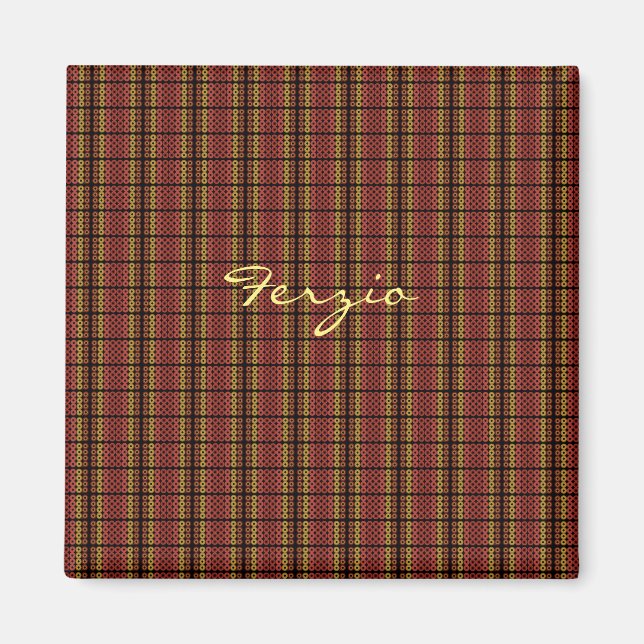 Íman Círculos De Aquecimento Retro (Frente)