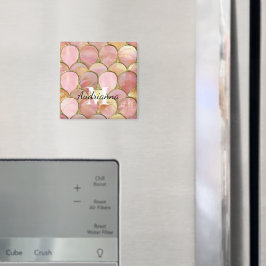 Íman Círculos Dourados de Glama Rosa-Chic