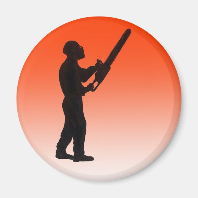 Íman Cirurgião da Árvore Chainsaw (Frente)