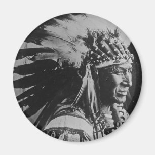 Íman Cisne branca principal do vintage de Lakota Sioux