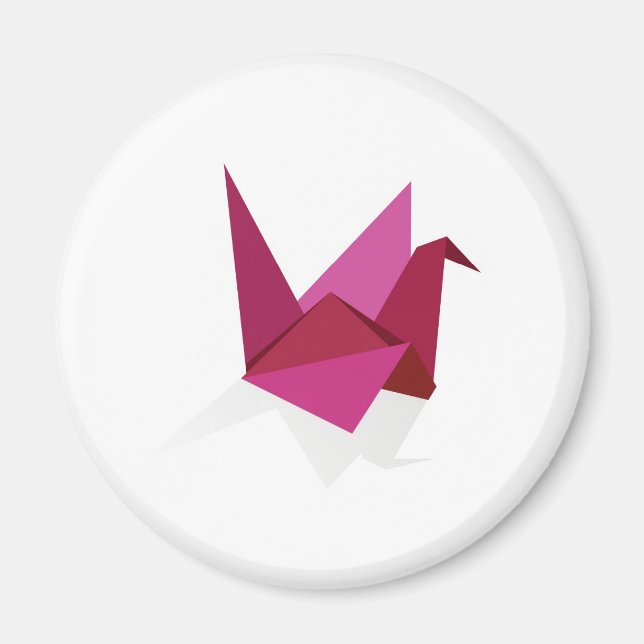 Íman cisne origami (Frente)
