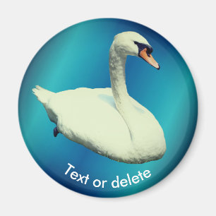 Íman Cisne Real Animal Silvestre Personalizado