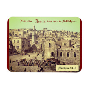 Íman Citação da Bíblia Cristã Foto da Terra Santa Jesus