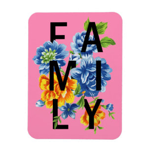 Íman Citação da Família Floral