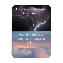 Íman Citação da Paz de Mente Ralph Waldo Emerson