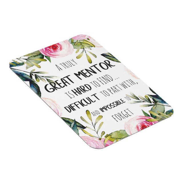 Íman Citação de Apreciação do mentor de presente do Exc (Lado Direito)