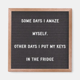 Íman Citação de Confiança Engraçada