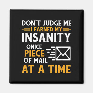 Íman Citação de Correio do Operário Funny Postal