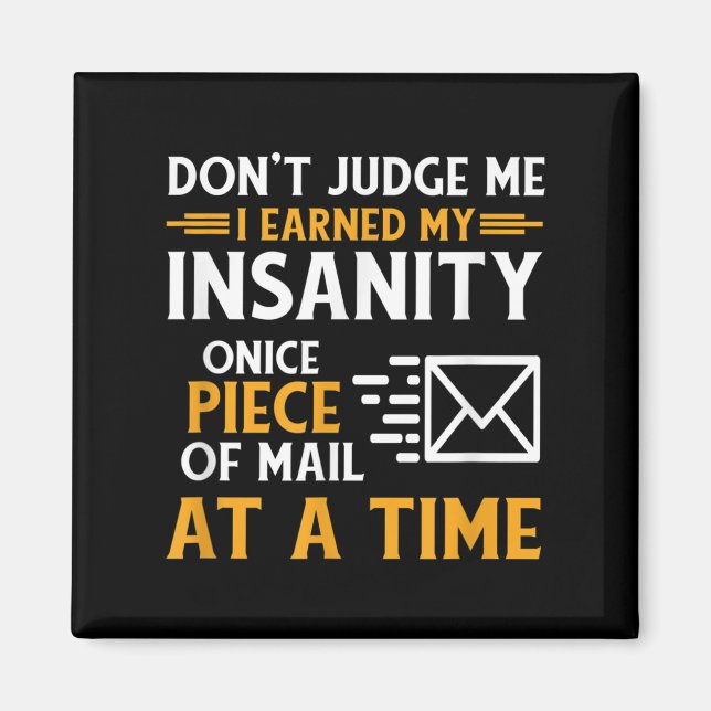 Íman Citação de Correio do Operário Funny Postal (Frente)