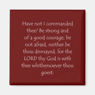 Íman Citação de Escrituras Joshua 1 9