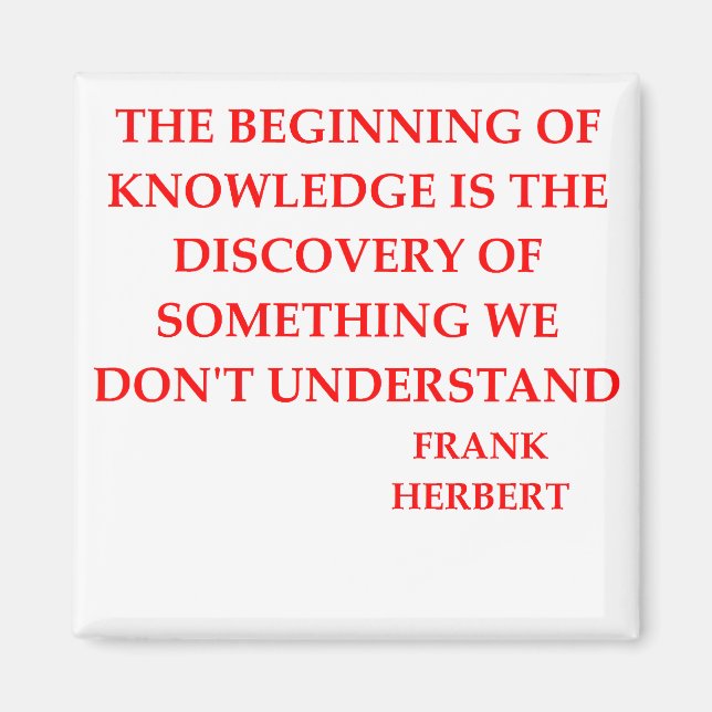 Íman citação de frank herbert (Frente)