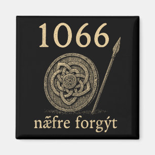 Íman Citação de História Viking em Inglês Antigo 1066 N