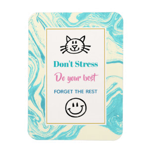 Íman Citação de Inspiração Não Estresse