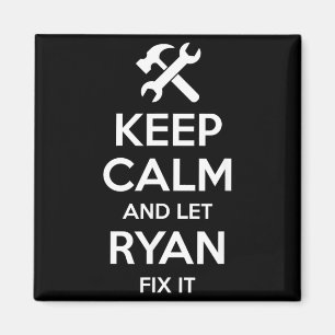 Íman Citação de Ryan Fix Engraçado Aniversário Nome Per
