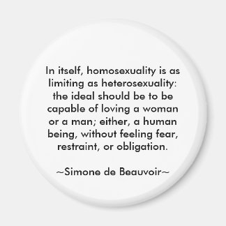 Íman citação de Simone de Beauvoir