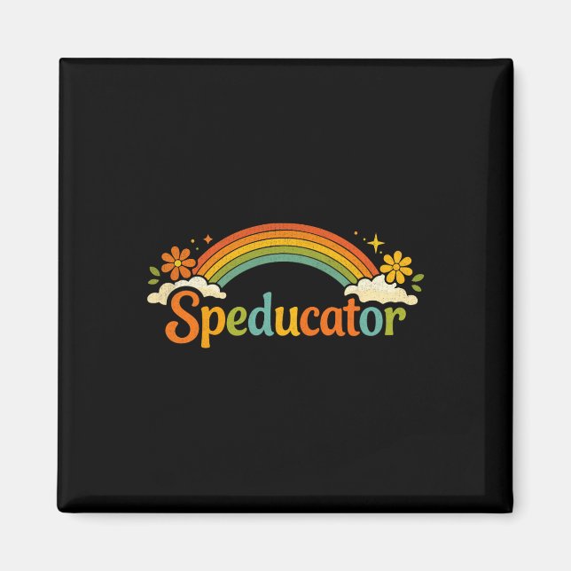 Íman Citação de Speducator Engraçado Professor de Educa (Frente)