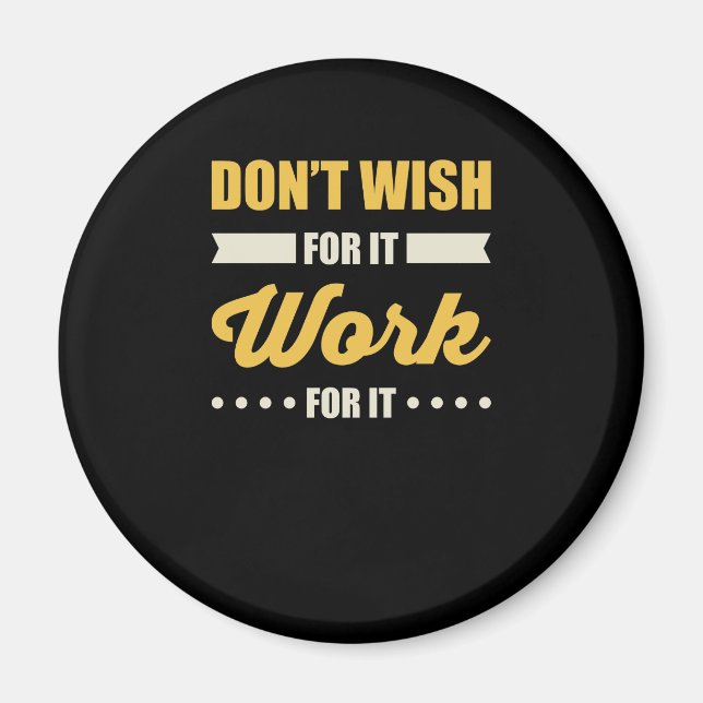 Íman Citação de Sucesso Motivacional Inspiracional (Frente)