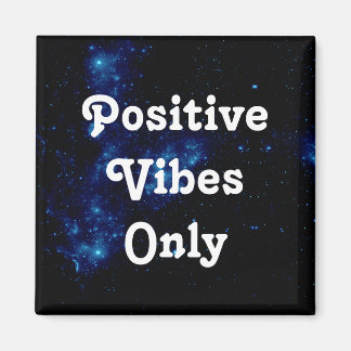 Íman Citação de Víblias Positivas Apenas Azul Negro Gal