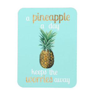 Íman Citação de Vida do Pineapple
